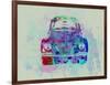 VW Beetle Watercolor 2-NaxArt-Framed Art Print