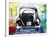 VW Bug Split Window-M Bleichner-Stretched Canvas