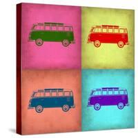 VW Bus Pop Art 1-NaxArt-Stretched Canvas