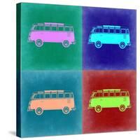 VW Bus Pop Art 2-NaxArt-Stretched Canvas