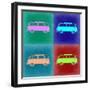 VW Bus Pop Art 2-NaxArt-Framed Art Print