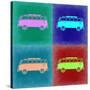 VW Bus Pop Art 2-NaxArt-Stretched Canvas