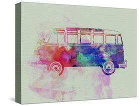 VW Bus Watercolor-NaxArt-Stretched Canvas