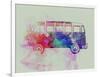 VW Bus Watercolor-NaxArt-Framed Art Print