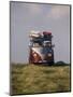 VW Camper Van with Surf Boards on Roof-Dominic Harcourt-webster-Mounted Premium Photographic Print