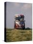 VW Camper Van with Surf Boards on Roof-Dominic Harcourt-webster-Stretched Canvas