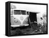 Vw Camper Van-null-Framed Stretched Canvas