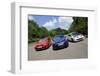 VW Golf GTi Renault Megane Sport R26R and Ford Focus RS 2009-Simon Clay-Framed Photographic Print