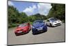 VW Golf GTi Renault Megane Sport R26R and Ford Focus RS 2009-Simon Clay-Mounted Photographic Print