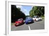 VW Golf GTi Renault Megane Sport R26R and Ford Focus RS 2009-Simon Clay-Framed Photographic Print