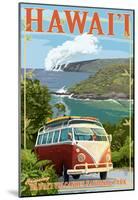 VW Van - Hawaii Volcanoes National Park-null-Mounted Poster
