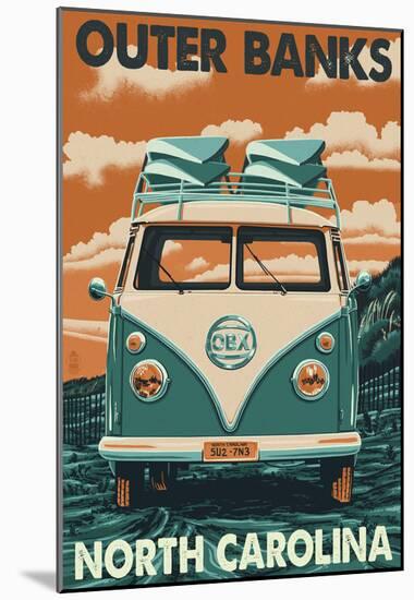 VW Van - Outer Banks, North Carolina-null-Mounted Poster