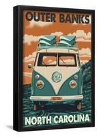 VW Van - Outer Banks, North Carolina-null-Framed Poster