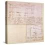 W.23R Architectural Sketch with Notes-Michelangelo Buonarroti-Stretched Canvas