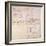 W.23R Architectural Sketch with Notes-Michelangelo Buonarroti-Framed Giclee Print