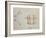 W.24R Architectural Sketch-Michelangelo Buonarroti-Framed Giclee Print