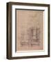 W.26R Design for the Medici Chapel in the Church of San Lorenzo, Florence (Charcoal)-Michelangelo Buonarroti-Framed Giclee Print