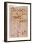 W.4V Page of Sketches of Babies or Cherubs-Michelangelo Buonarroti-Framed Giclee Print