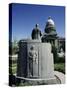 W. A. Coughanor Monument Outside Idaho Capitol, Boise, Idaho, USA-Julian Pottage-Stretched Canvas