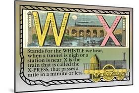 W and X-null-Mounted Premium Giclee Print