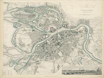 Map of Moscow, 1836-W.B. Clarke-Framed Giclee Print