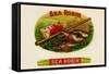 W.B. Lenz Sea Robin-null-Framed Stretched Canvas