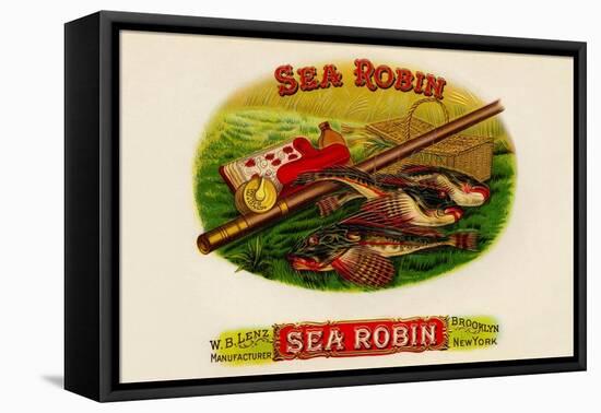 W.B. Lenz Sea Robin-null-Framed Stretched Canvas