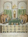 Lottery Draw, Coopers Hall, City of London, 1803-W Charles-Framed Premium Giclee Print