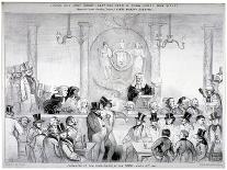 Interior View of the 'Judge and Jury Court' in the Garrick's Head Tavern, Bow Street, London, 1841-W Clerk-Giclee Print