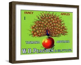 W.D. Peacock Fancy Apples-null-Framed Art Print