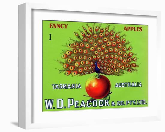 W.D. Peacock Fancy Apples-null-Framed Art Print