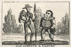 Don Quixote and Sancho Panza-W. Davidson-Framed Art Print