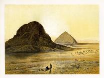 Egyptian Temple by the River Nile, Egypt, C1870-W Dickens-Giclee Print