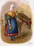 French Woman and Child Selling Fruit, 1809-W Dickes-Giclee Print