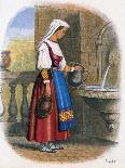 Belgian Milk-Woman, 1809-W Dickes-Framed Giclee Print