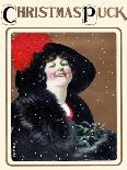 Puck Christmas 1913-W.E. Hill-Framed Art Print