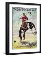 W F Cody Poster, c1885-null-Framed Giclee Print