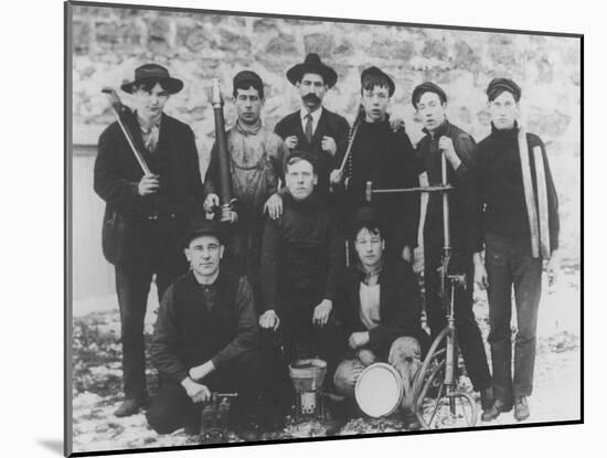 W. F. Lynch and Pipefitter Group, 1905-Pierre Gentieu-Mounted Giclee Print