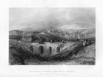 The Ruins of Djerash, the Ancient Gergesa, Syria, 1841-W Floyd-Giclee Print