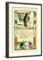 W for Walrus and the Carpenter-Tony Sarge-Framed Art Print