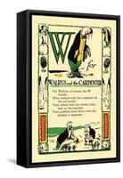 W for Walrus and the Carpenter-Tony Sarge-Framed Stretched Canvas