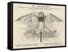 W.G.Grace as a Giant Bat-null-Framed Stretched Canvas