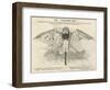 W.G.Grace as a Giant Bat-null-Framed Art Print