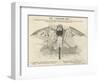 W.G.Grace as a Giant Bat-null-Framed Art Print