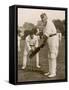 W.G. Grace Batting at Gravesend, 1913-null-Framed Stretched Canvas