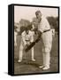 W.G. Grace Batting at Gravesend, 1913-null-Framed Stretched Canvas