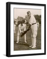 W.G. Grace Batting at Gravesend, 1913-null-Framed Photographic Print
