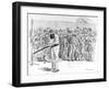 W.G. Grace Batting in the Nets at Lord's, 1895-null-Framed Photographic Print