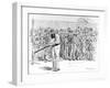 W.G. Grace Batting in the Nets at Lord's, 1895-null-Framed Photographic Print