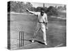 W.G. Grace Bowling at the Crystal Palace Cricket Ground-null-Stretched Canvas